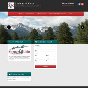 Logo for the Spencer and Klein Real Estate