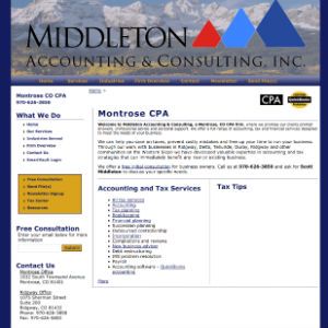 Logo for the Middleton Accounting Ridgway Colorado