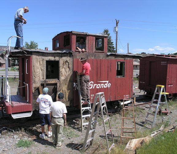 Ridgway Railroad Museum volunteers
