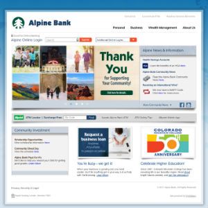 Logo for Alpine Bank
