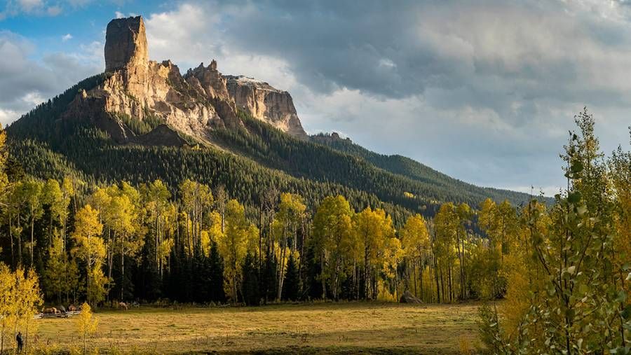 Chimney Peak in the Cimmaron Mountain Range